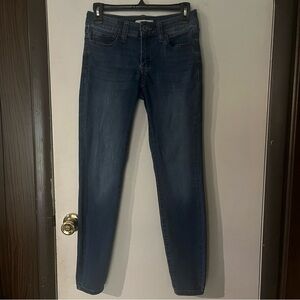 SO Kohls Jeans Skinny Size 3 / 26W Womens Juniors Low Rise Medium Wash Denim